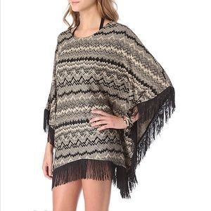 L*Space Sahara Dreams Fringe Cover Up Dress NWT